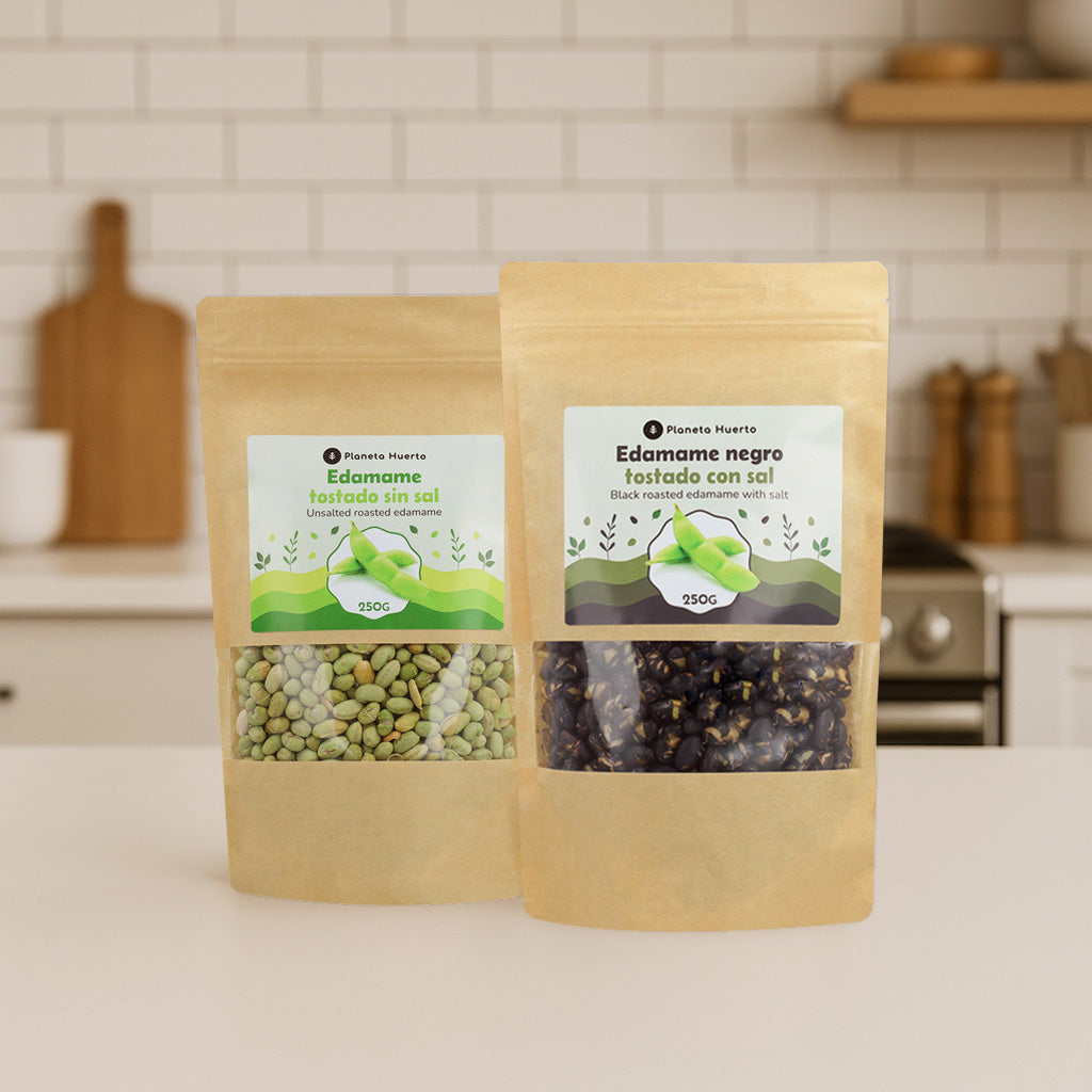 Osaltad rostad grön edamame Planeta Huerto 250gr