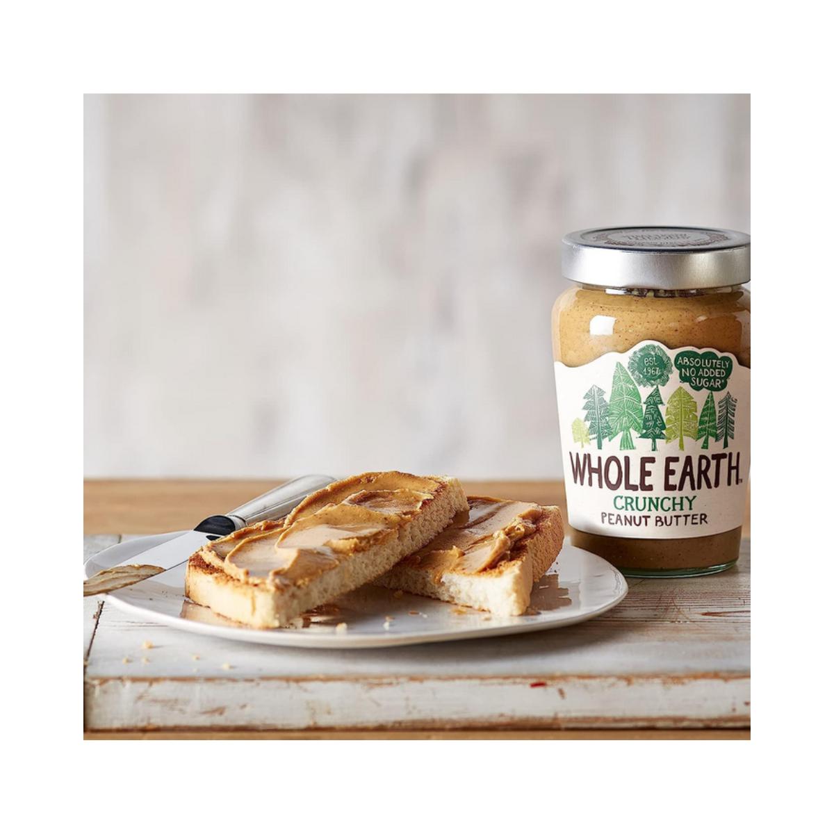 Crema di arachidi Original Crunchy, 454 g. Whole Earth