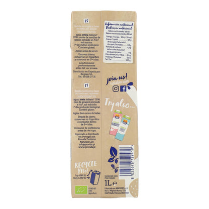 Haverdrank 0% suikers BIO, 1 l. Isola Bio