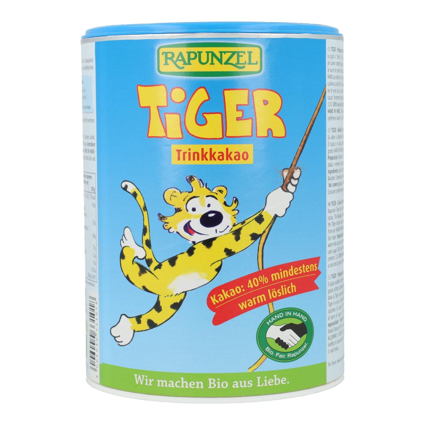 Löslicher Kakao Tiger Rapunzel 400 g