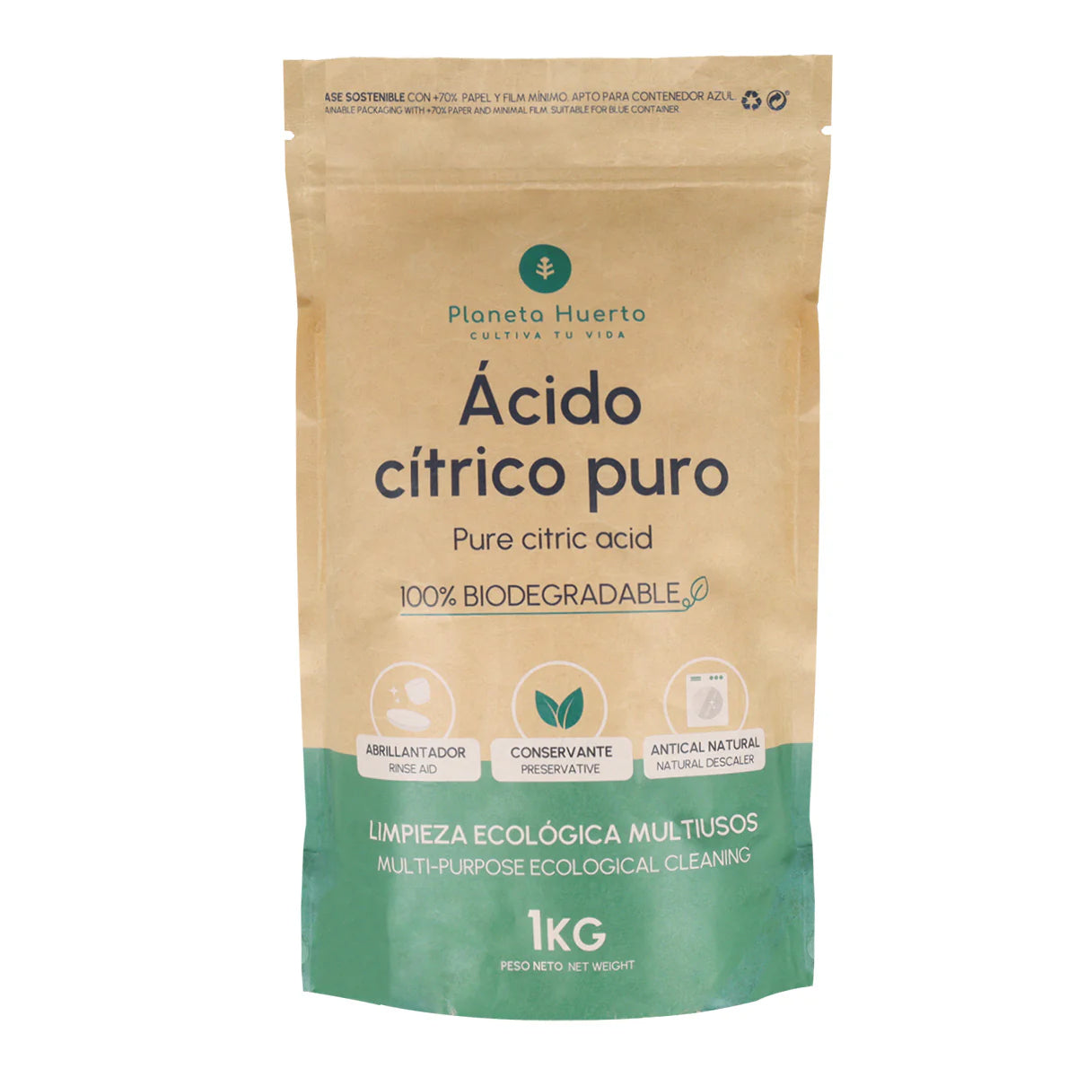 Pack limpieza sostenible Planeta Huerto