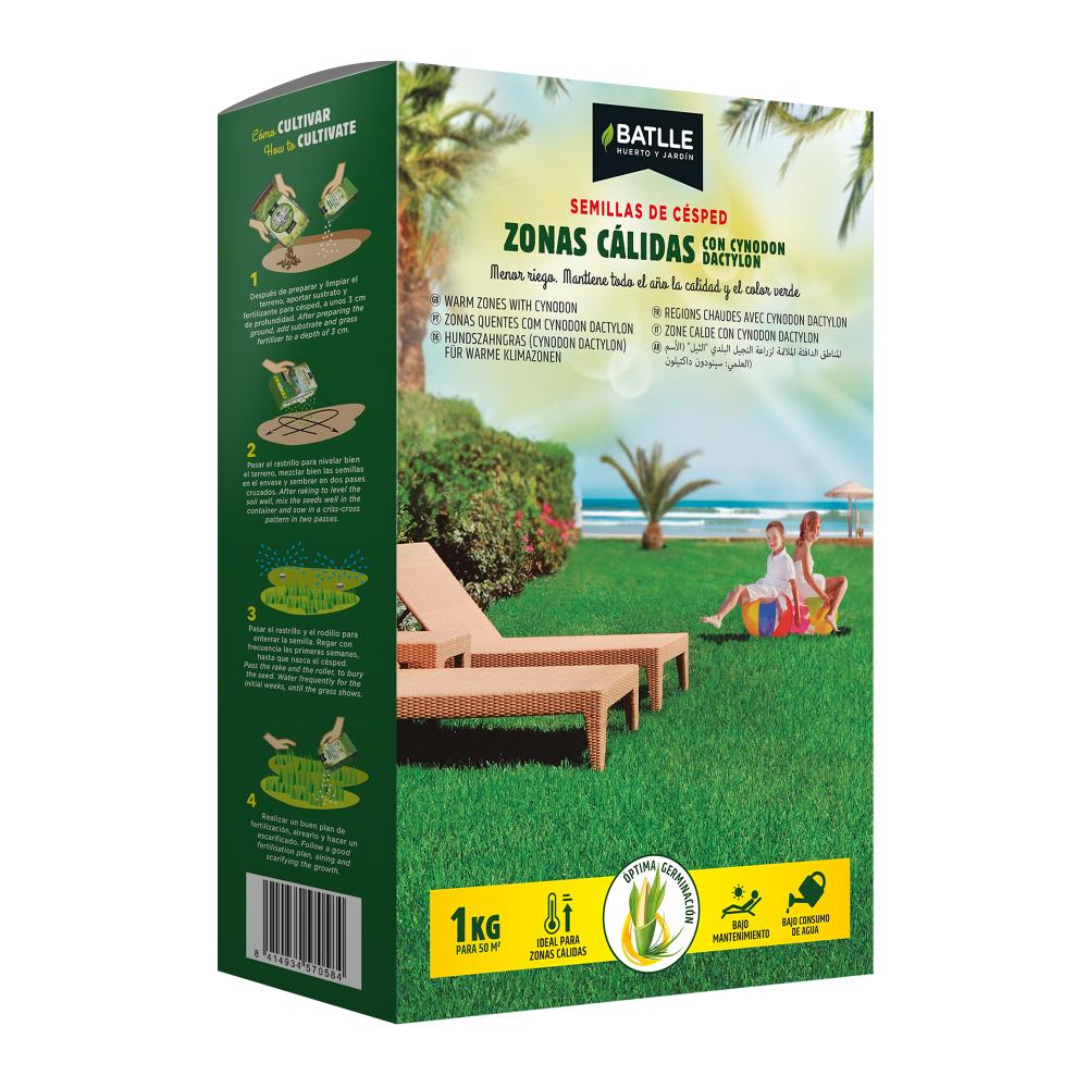 Gräsfrön för varma områden med Cynodon dactylon Batlle 1 kg