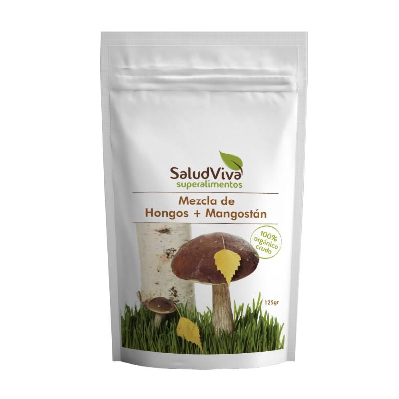 Mischung aus Pilzen, Mangostan und Acerola Salud Viva 125 g