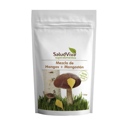 Mischung aus Pilzen, Mangostan und Acerola Salud Viva 125 g