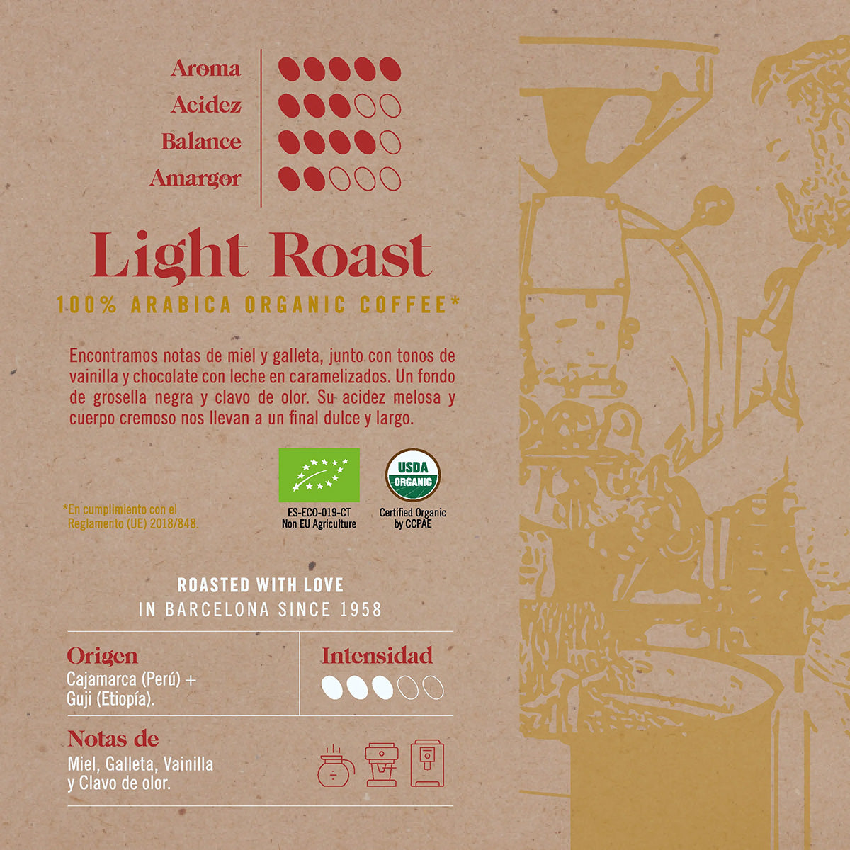 Kawa ziarnista Atelier Light Roast Novell 500 g