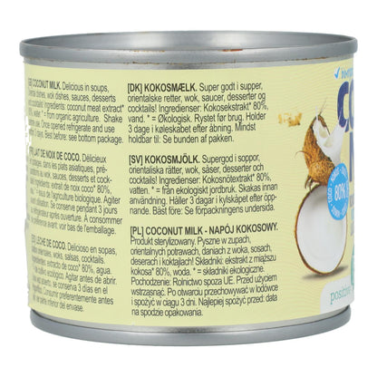 Latte di cocco 80% BIO Terrasana 200 ml