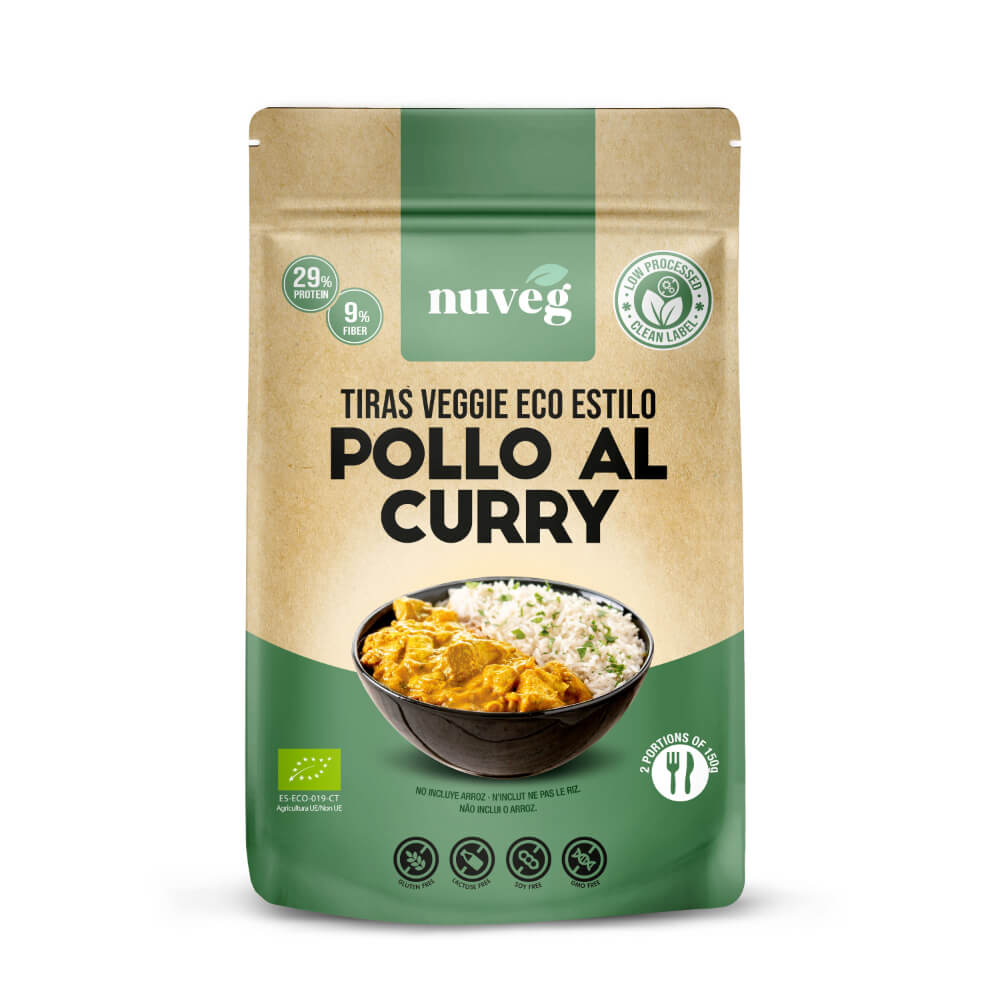 Nuveg organic veggie chicken curry 90 g