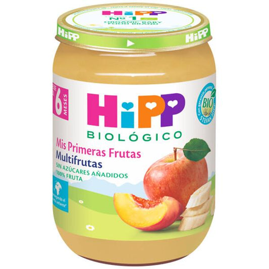 Biologisch potje met verschillende soorten fruit Bio + 6 maanden HiPP 190 g