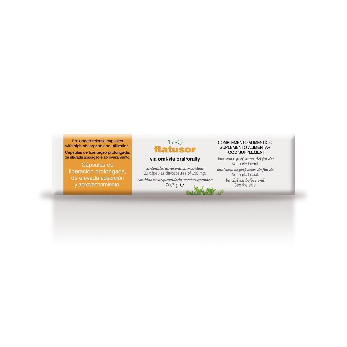 17-C Flatusor XXL Soria Natural, 30 capsules
