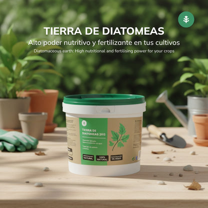 Confezione da 3x Terra di diatomee Planeta Huerto 2 Kg
