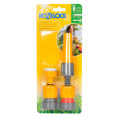 Hozelock Basic Connector Set with 3-in-1 Lance in Bag