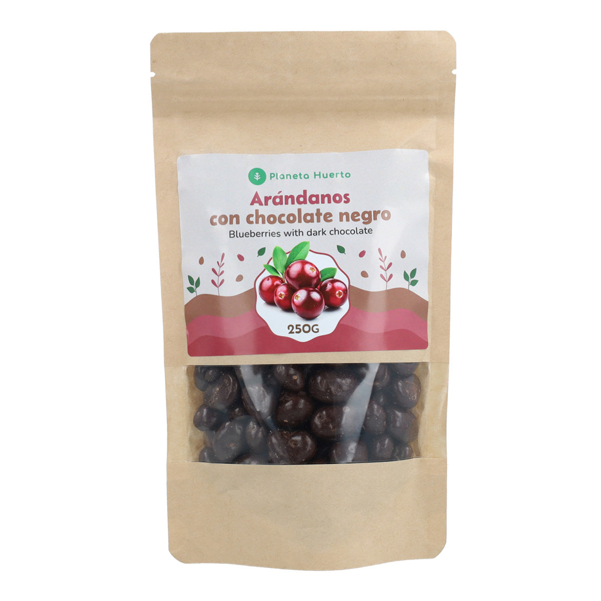Arándanos con chocolate negro Planeta Huerto 250 g