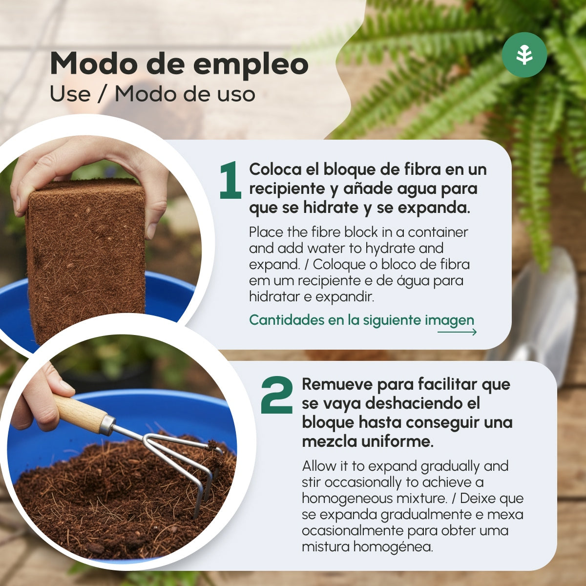 Podłoże z włókna kokosowego Planeta Huerto 9 litrów