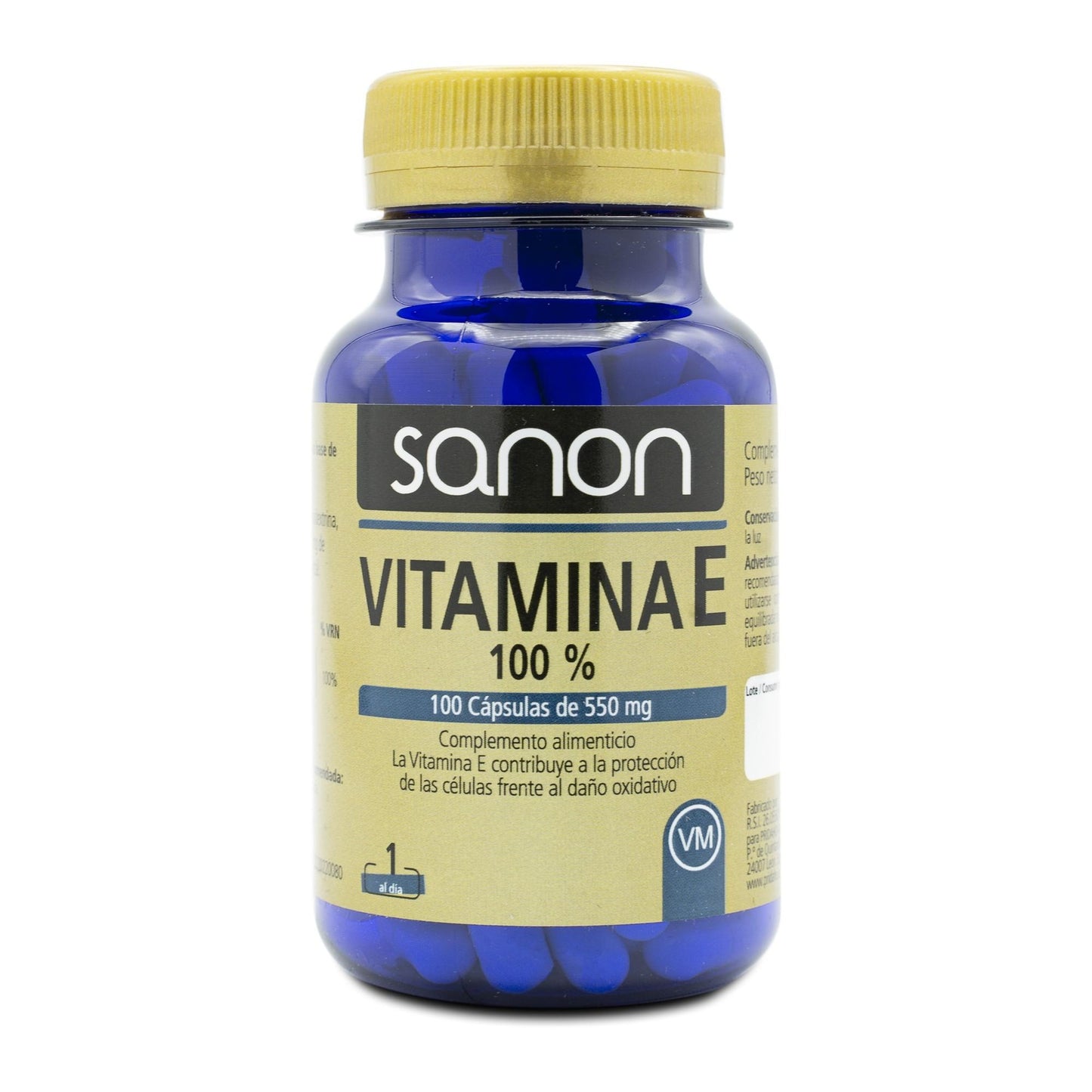 100% SANON Vitamin E 100 capsules of 550 mg