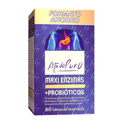 Maxi Enzimi con Probiotici, Tongil, 80 capsule vegetali