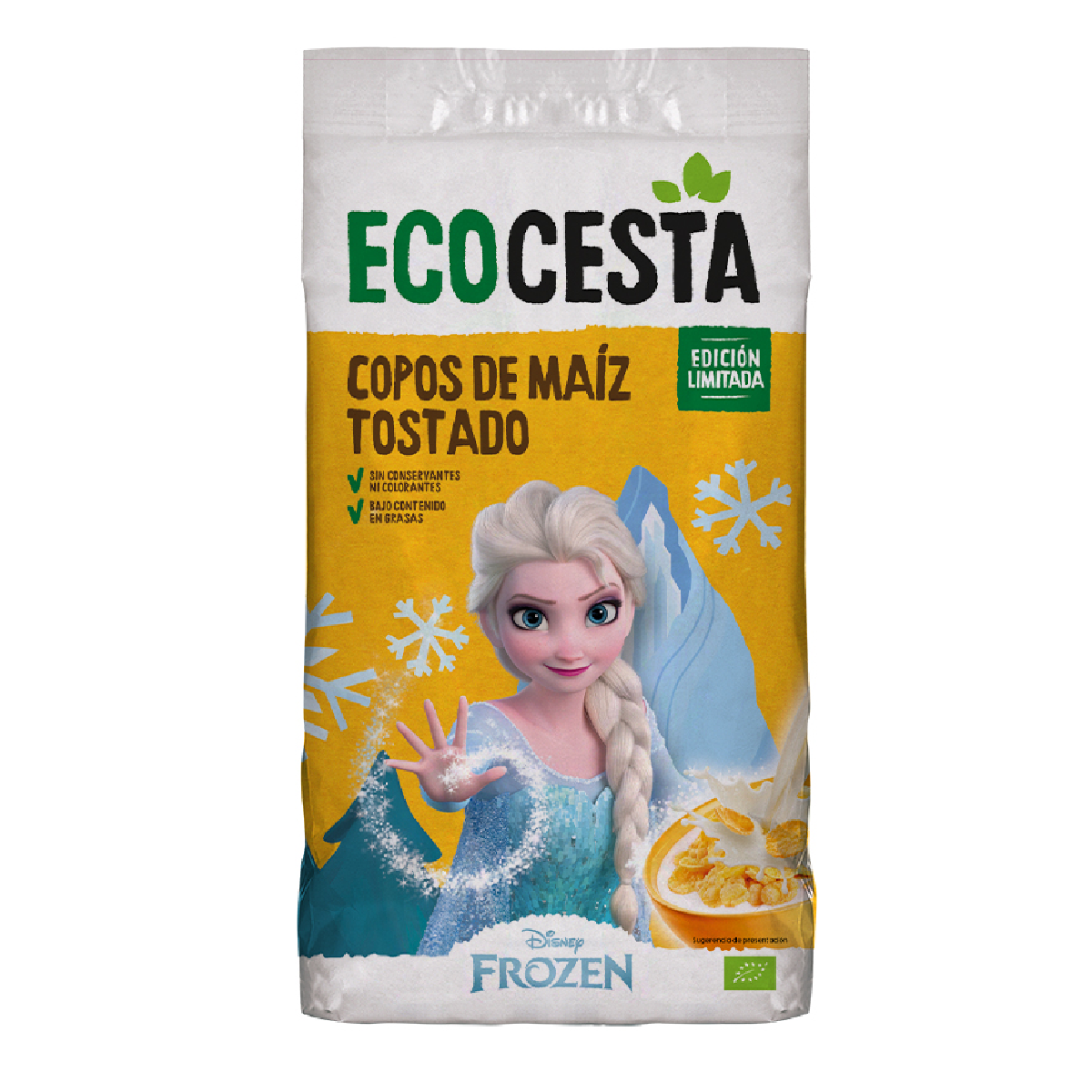 Copos de Maíz Tostado Bio edición Disney Ecocesta 400 g