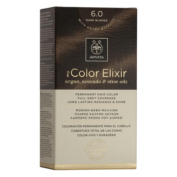 Haarfarbe My Color Elixir N6.0 Blond Apivita