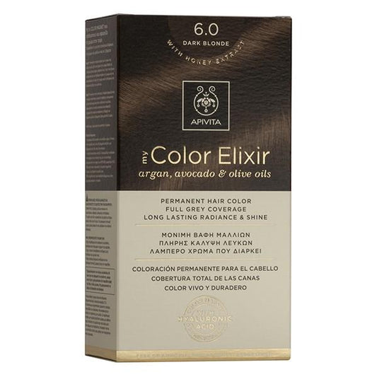 Haarfarbe My Color Elixir N6.0 Blond Apivita