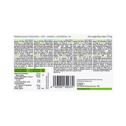 Melatonina con Magnesio, 5-HTP, Valeriana y Vitamina B6, 250 caps. Aldous Labs