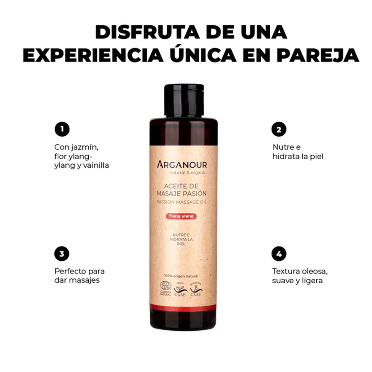 Massageolja Passion Arganour 200 ml