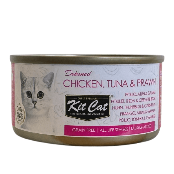 Kit Cat Toppers - Chicken, Tuna & Prawn 80 g Wet cat food