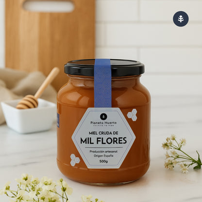 Thousand Flowers Raw Honey Planeta Huerto 500 g