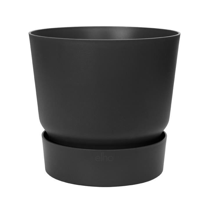 Fioriera con sottovaso integrato Greenville Elho Antracite 25 cm
