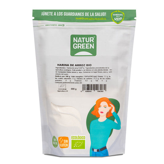 Farina di riso senza glutine NaturGreen 500 g