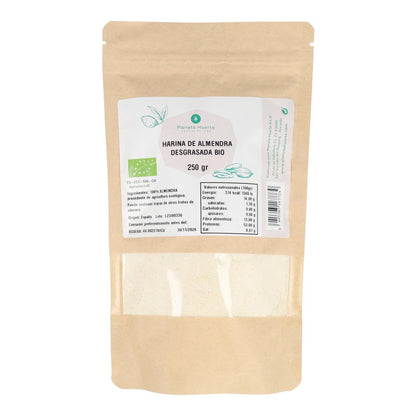 Entfettetes Mandelmehl (Mandelprotein) ECO Planeta Huerto 250 g