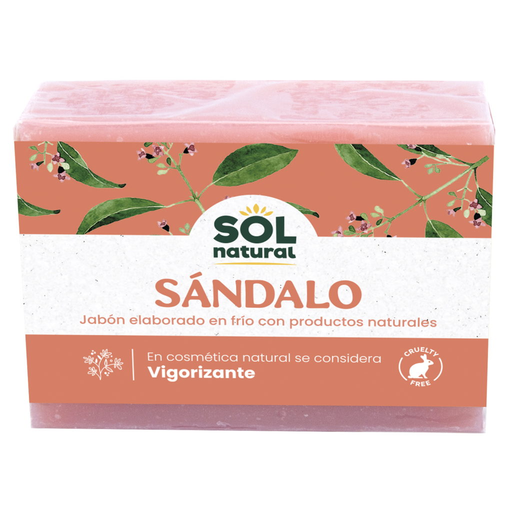Naturlig sandelträsåpa Sol Natural 100 g