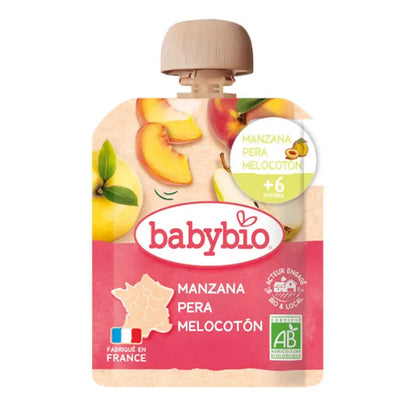 Packung Mix aus Bio-Fruchtbeuteln (ab 6 Monaten) Babybio