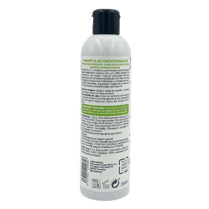 2-in-1-Shampoo & Conditioner Vitalität Aloe & Apfel Bio 250 ml NaturaBIO