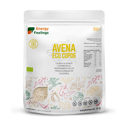 Glutenfria ekologiska havregryn Energy Feelings 1 kg