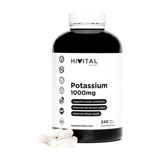 Potassium 1,000 mg Hivital 240 capsules