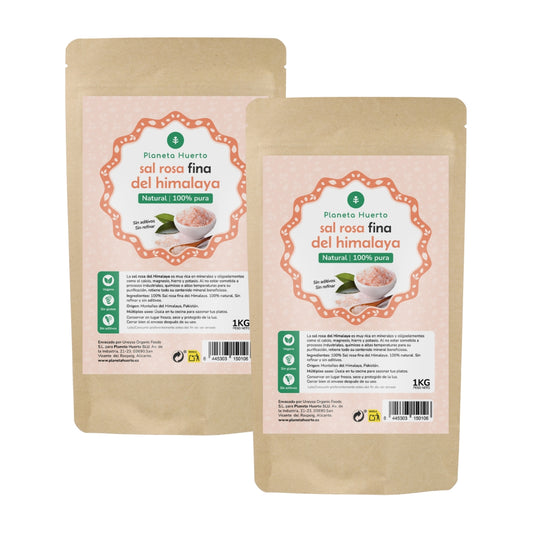 Pak 2x Roze Himalaya Zout ECO Planet Orchard 1 kg