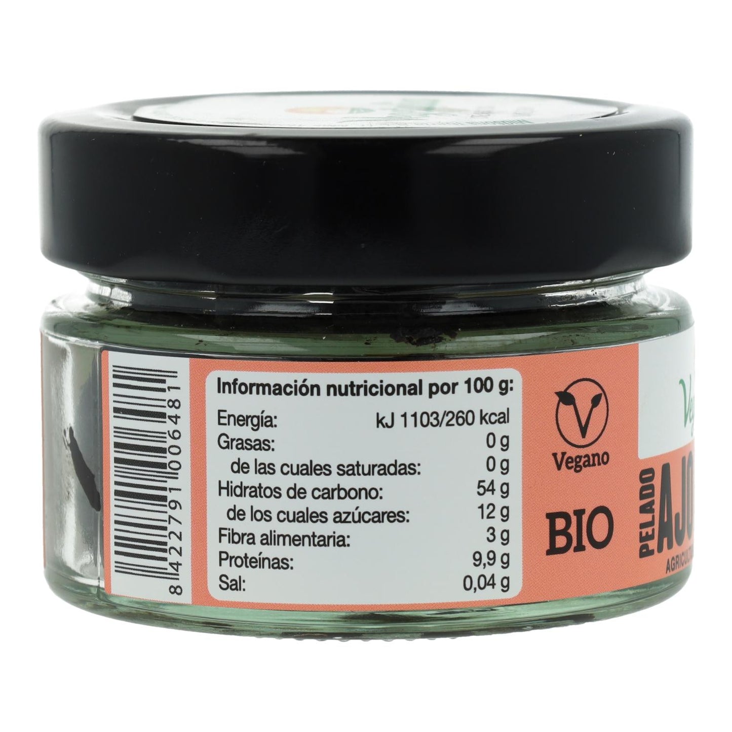 Geschälter schwarzer Knoblauch Vegetalia 50 g