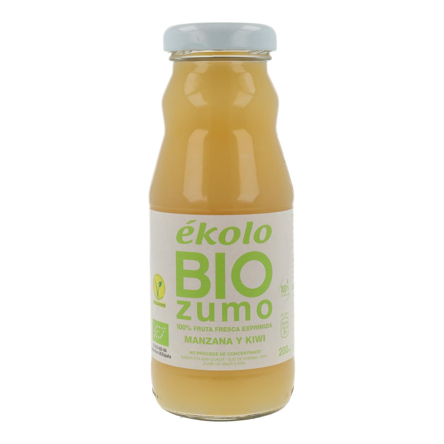 100% biologisch geperst kiwi- en appelsap ékolo 750 ml