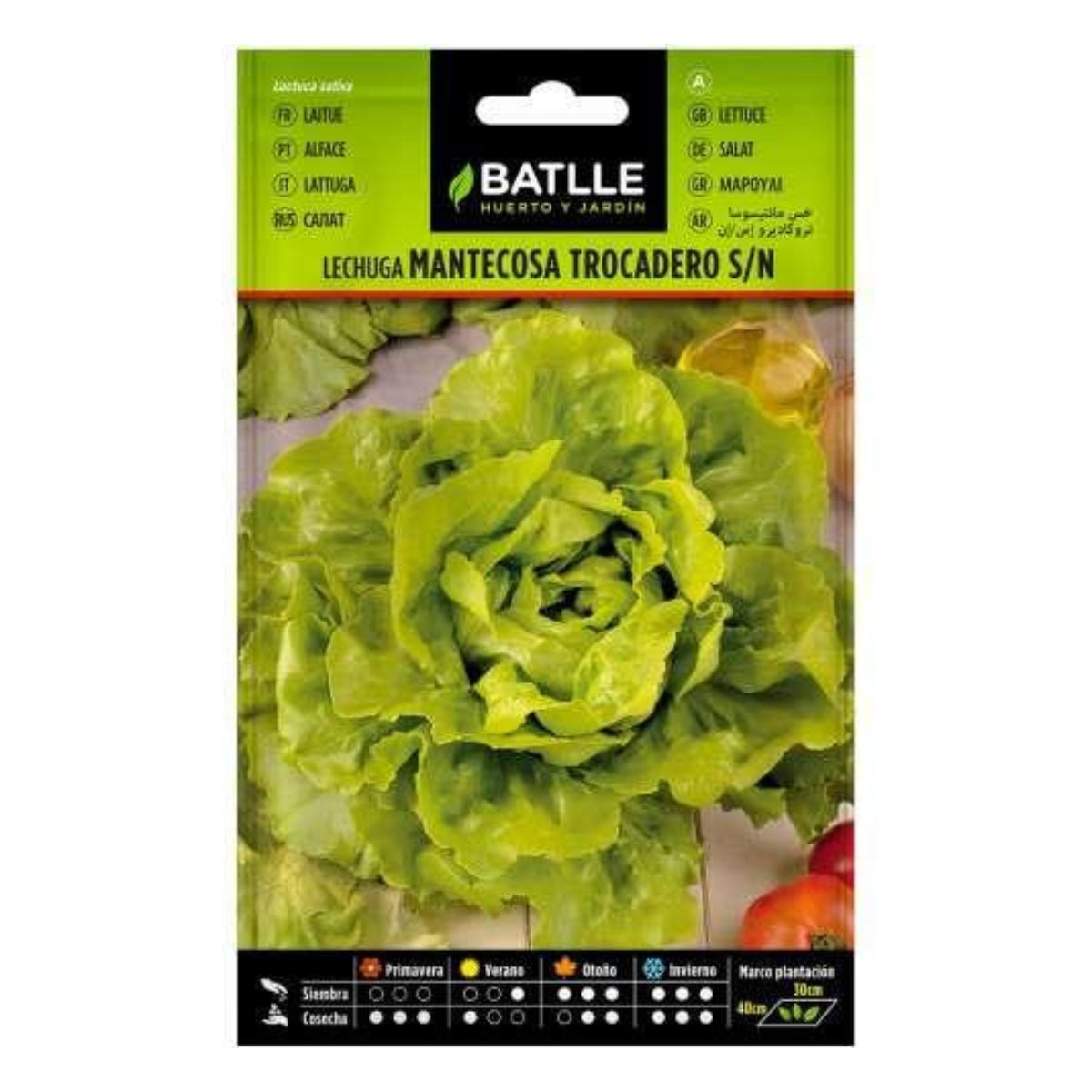Trocadero Batlle Lettuce Seeds