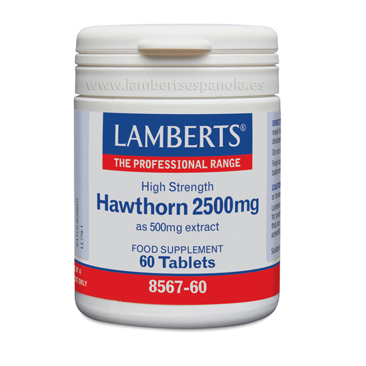 Głóg 2500 mg Lamberts, 60 tabletek