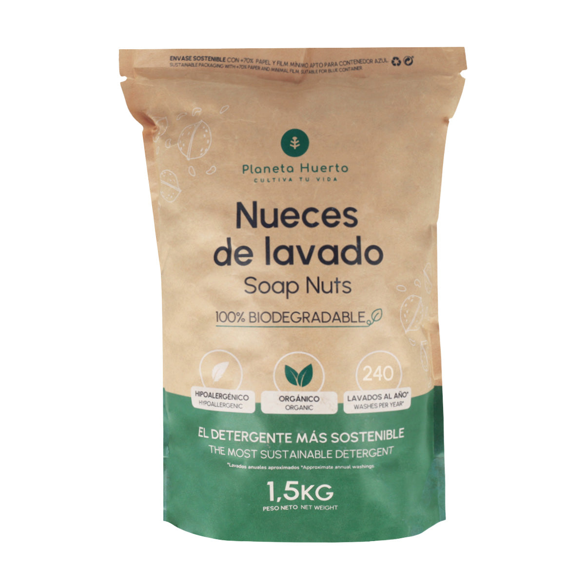 Planeta Huerto Gewaschene Walnüsse 1,5 kg