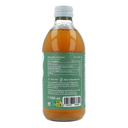 Pack 6x Kombucha ECO grüner Tee und Limette Planeta Huerto 330 ml