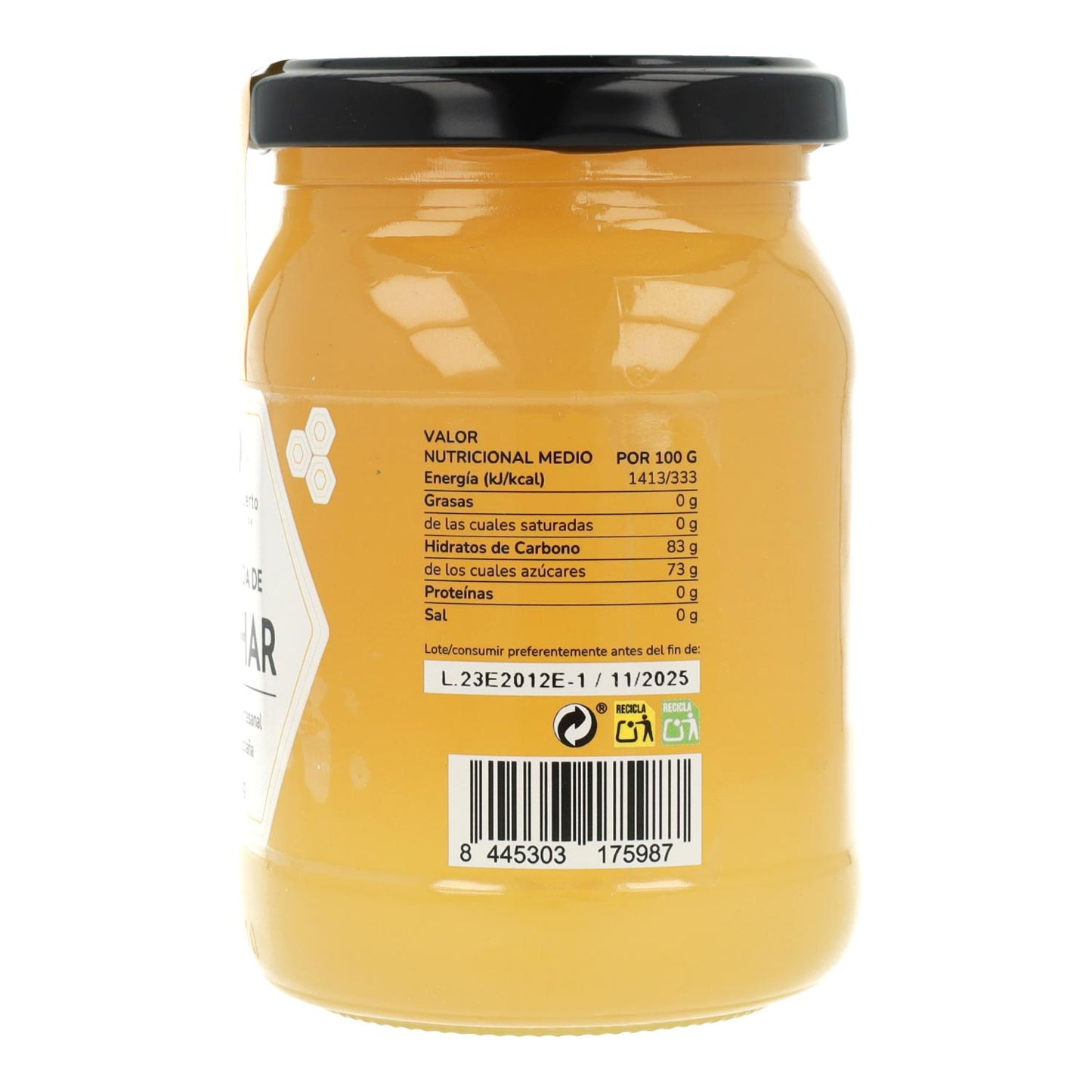 Pack 6x Miel Cruda de Azahar Planeta Huerto 500 g