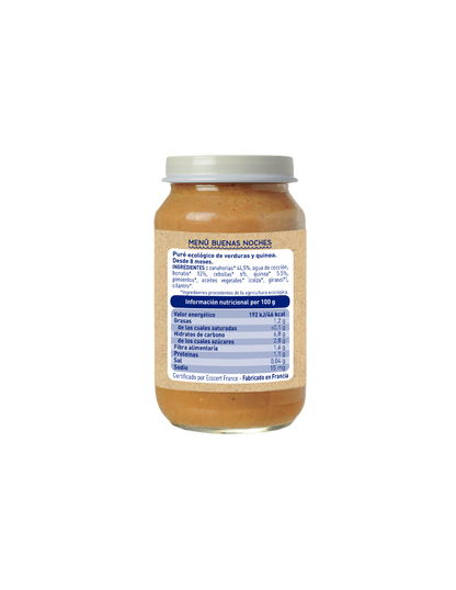 Vasetto Menu Tradizione Verdure e Quinoa Babybio 200 g