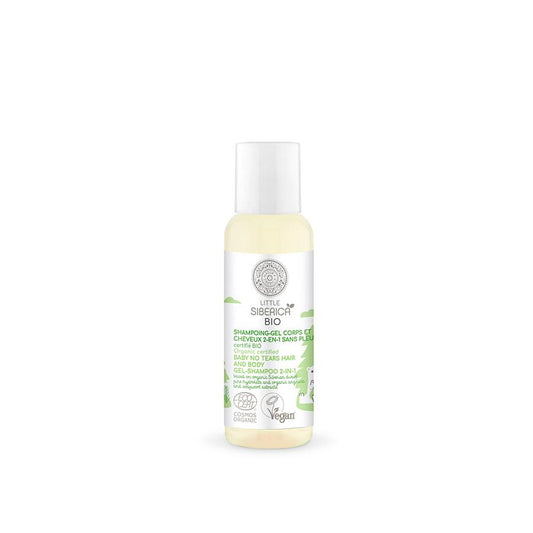 Bio-Shampoo für Haare und Körper 2 in 1 „Baby ohne Tränen” Natura Siberica 50 ml