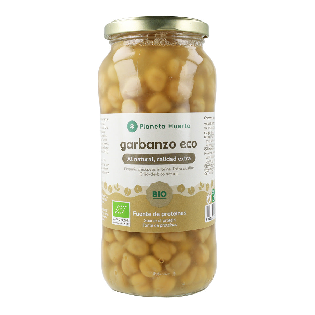 Gotowana ciecierzyca ECO Planeta Huerto 400 g