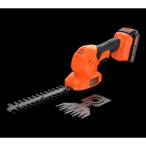 Kit Tijera cortacésped + arreglasetos con una batería 18V 2Ah Litio Black+Decker BCSS18D1-QW