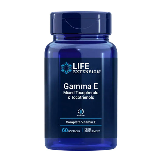 Gamma E Mixed Tocopherols & Tocotrienols, Life Extension 60 perles