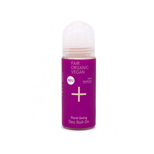 Roll-on deodorant Floral. 50 ml. Glas en gerecycled en recyclebaar plastic.