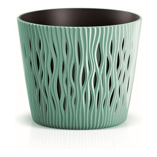 Kruka Duna med turkos insats D 19 x 17