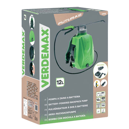 Rugspuit met accu 12 l Verdemax